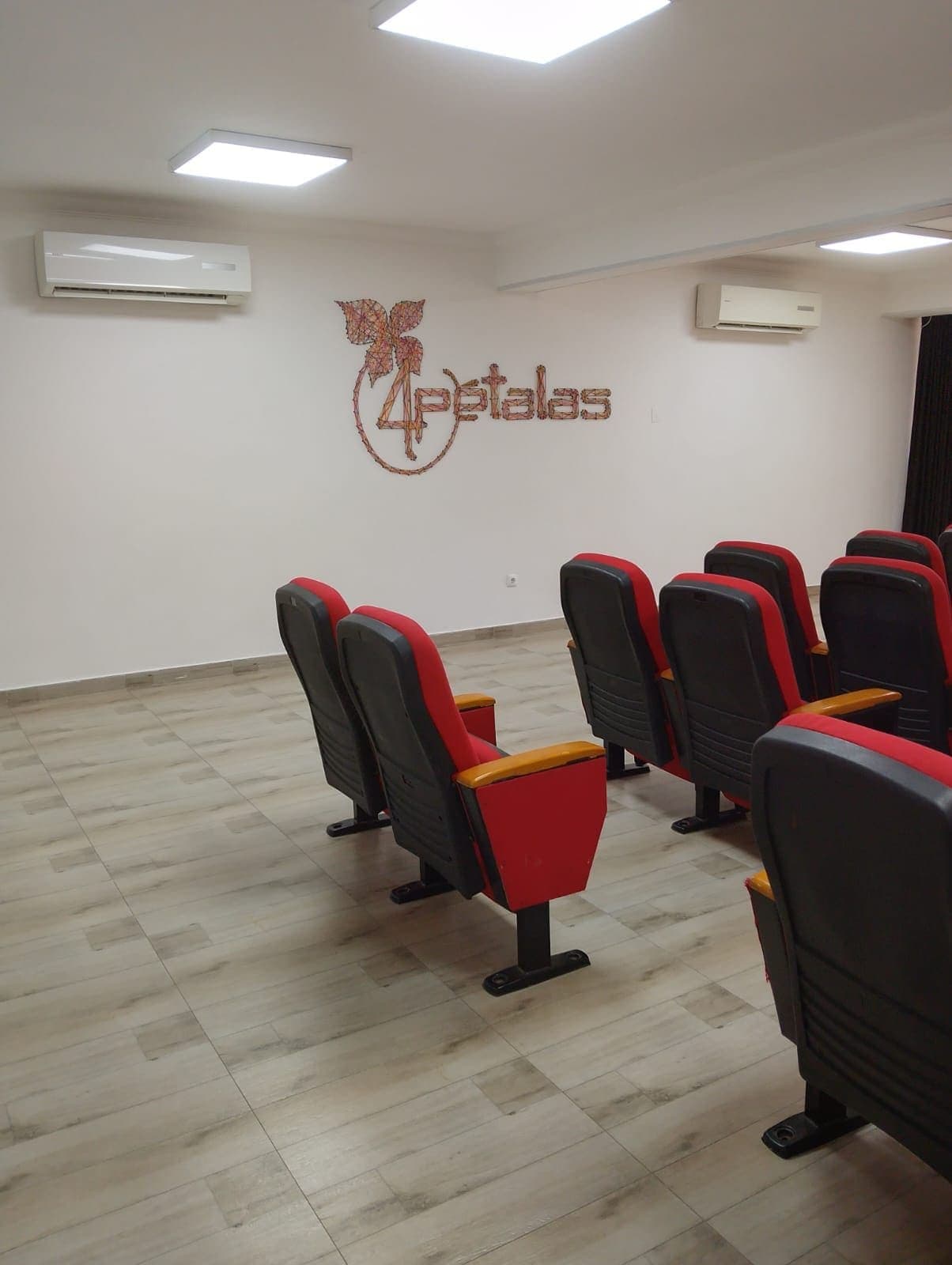 Auditório — a plateia
